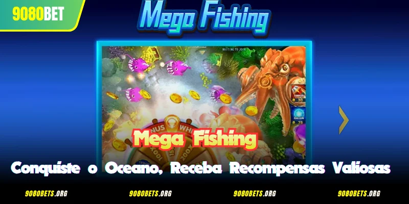 Mega Fishing - Conquiste o Oceano, Receba Recompensas Valiosas